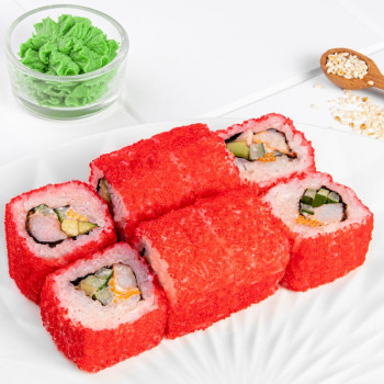 Ролл Калифорния с креветкой