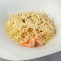 Паста с креветками и цукини