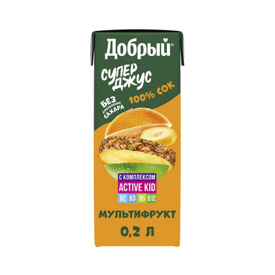 Сок Мультифрукт 0,2 л